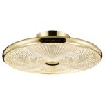 Потолочный светильник Cloyd 1531 FM1 / D42 см - золото (арт.11251)