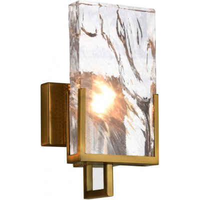 Бра Cloyd MINERAL W1 / выс. 30 см - хрусталь - латунь темная (арт.20098)