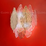 Бра Cloyd SENEGAL W3 / выс. 33 см - с золот. листьями - золото (арт.20110)