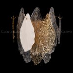 Бра Cloyd SENEGAL W3 / выс. 33 см - с золот. листьями - золото (арт.20110)