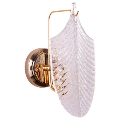 Бра Cloyd BONGA-A W1 / выс. 29 см - золото - бесцвет. стекло (арт.20182)