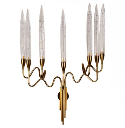 Бра Cloyd ZOAR W7 / выс. 60 см - латунь (арт.20210)