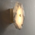 Бра Cloyd KNOSS W1 / D15 см - алебастр - латунь (арт.20268)