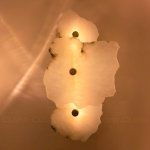 Бра Cloyd KNOSS W1 / выс. 35 см - алебастр - латунь (арт.20269)