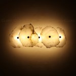 Бра Cloyd KNOSS W1 / выс. 51 см - алебастр - латунь (арт.20270)