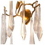 Бра Cloyd SURINAM W2 / выс. 55 см - латунь - бесцвет. стекло (арт.20282)