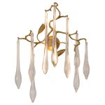 Бра Cloyd SURINAM W2 / выс. 55 см - латунь - бесцвет. стекло (арт.20282)