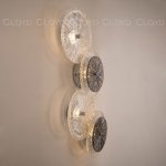 Бра Cloyd HELION W4 / выс. 62 см - хром - дымчатое стекло (арт.20320)