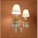 Бра Cloyd LOTTIE-B W2 / бел.- золотая керамика (арт.20337)