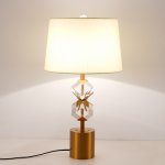 Настольная лампа Cloyd GANTRY T1 / выс. 62 см - Angular - латунь (арт.30071)