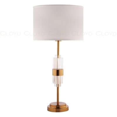 Настольная лампа Cloyd MERROW-B T1 / белый абажур - латунь (арт.30079) Настольная лампа Cloyd MERROW-B T1 / белый абажур - латунь (арт.30079)
