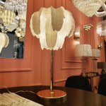 Настольная лампа Cloyd CEYLON T6 / выс. 75 см - золото (арт.30083)