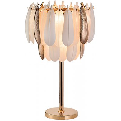 Настольная лампа Cloyd BAHAMA-B T8 / выс. 68 см - бел.-зол. керамика (арт.30084)