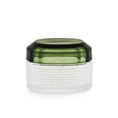 Шкатулка Cloyd CHASSE Box / шир. 9 см - зелен. стекло (арт.50013)