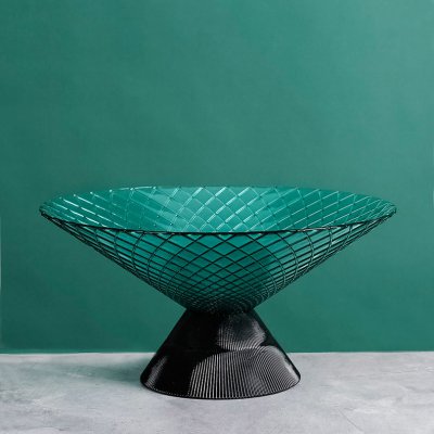 Ваза Cloyd MESO Vase / D35 см - зелен. стекло (арт.50024)