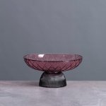 Ваза Cloyd MESO Vase / D20 см - фиолет. стекло (арт.50025)