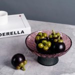 Ваза Cloyd MESO Vase / D20 см - фиолет. стекло (арт.50025)