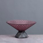 Ваза Cloyd MESO Vase / D25 см - фиолет. стекло (арт.50026)