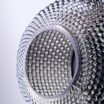 Ваза Cloyd DOTT Vase / выс. 21 см - сер. стекло (арт.50029)