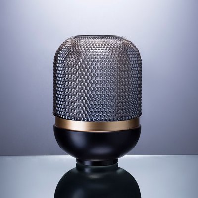 Ваза Cloyd DOTT Vase / выс. 21 см - сер. стекло (арт.50029)