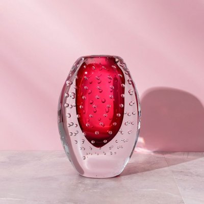 Ваза Cloyd ZANNY Vase / выс. 17 см - красн. стекло (арт.50048)