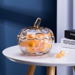 Шкатулка Cloyd POME Box / выс. 17 см - янтар. стекло (арт.50052)