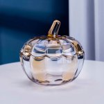 Шкатулка Cloyd POME Box / выс. 17 см - янтар. стекло (арт.50052)