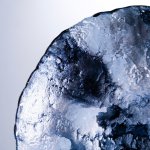 Тарелка Cloyd MATENO Dish / D30 см - синее стекло (арт.50053)