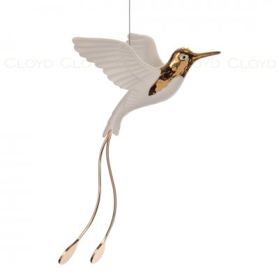 Элемент декоративный Cloyd ARGANA Drop / фарфор - золото (арт.50060) Элемент декоративный Cloyd ARGANA Drop / фарфор - золото (арт.50060)