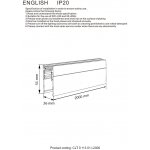 Crystal lux CLT 0.113 01 L2000 WH