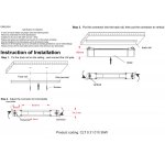 Светильник однофазный Crystal Lux CLT 0.31 010 36W BL T4000K (1409/035)