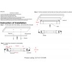 Светильник однофазный  Crystal Lux CLT 0.31 010 6W BL T4000K (1409/037)