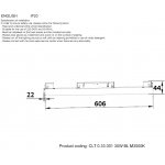 Crystal lux CLT 0.33 001 30W BL M3000K