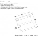 Crystal lux CLT 0.33 002 12W BL M3000K
