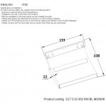 Crystal lux CLT 0.33 002 6W BL M3000K