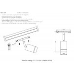 Светильник трековый магнитный Crystal Lux CLT 0.33 010 12W BL 4000K (1409/318)