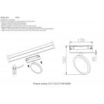 Crystal lux CLT 0.33 012 9W BL 4000K