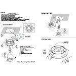 Светильник встроенный Crystal Lux CLT 001C1 BL (1400/144)