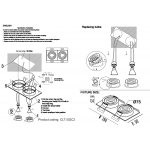 Светильник встроенный Crystal Lux CLT 002C2 WH (1400/149)