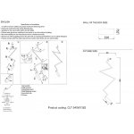 Светильник бра Crystal Lux CLT 540W1382 BL (1400/533)