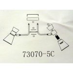 Люстра с поворотными плафонами Colosseo 73070/5C