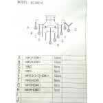 Люстра хрустальная потолочная Colosseo 82180/6C