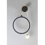 Светильник Crystal Lux CORIDA AP LED BLACK/GOLD