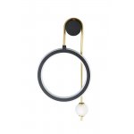 Светильник Crystal Lux CORIDA AP LED BLACK/GOLD