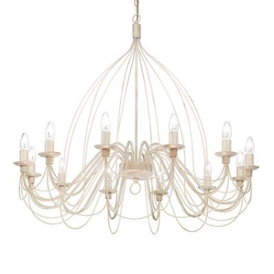 

Люстра Ideal lux CORTE SP12 BIANCO ANTICO (97664), CORTE SP12 BIANCO ANTICO