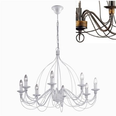 

Люстра Ideal Lux CORTE SP8 RUGGINE, CORTE SP8 RUGGINE