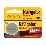 Батарейка CR2450 Navigator 94 766