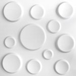 Панель Artpole 3D эко Craters бамбук 500x500 мм., 3м2, 1 упак. (12шт)