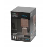 Настольная лампа Rivoli Sabrina D7043-502 1 * Е14 40 Вт керамика черная с абажуром