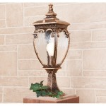 Andromeda S черное золото ландшафтный светильник IP44 GLYF-8024S Elektrostandard